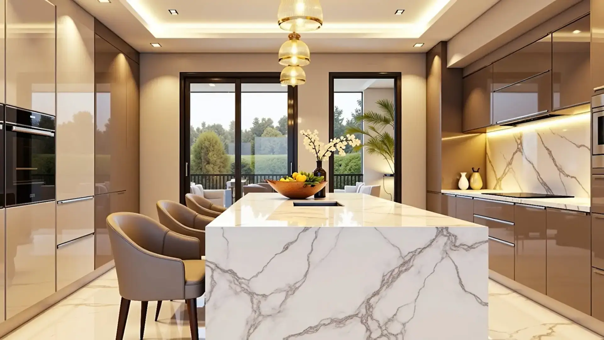 Give Your Kitchen a Lift with a Statement Ceiling