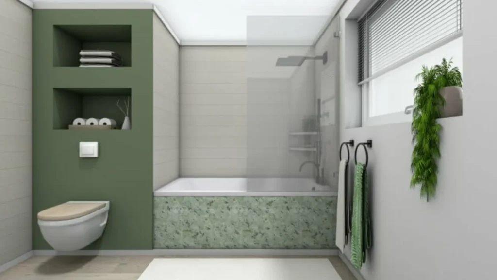 3. Refinish the bathtub